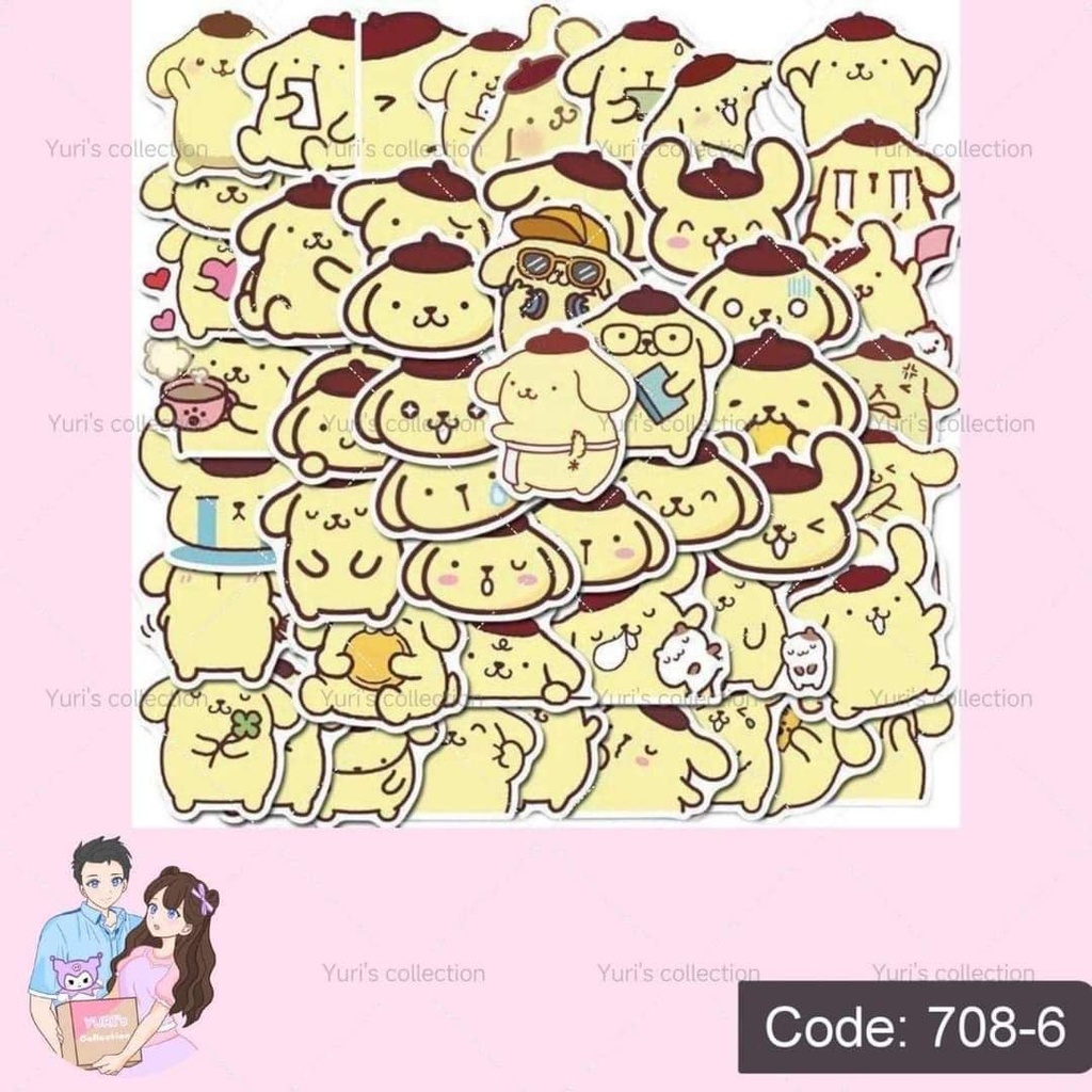Sticker Pack \ PomPom *45-50pcs*