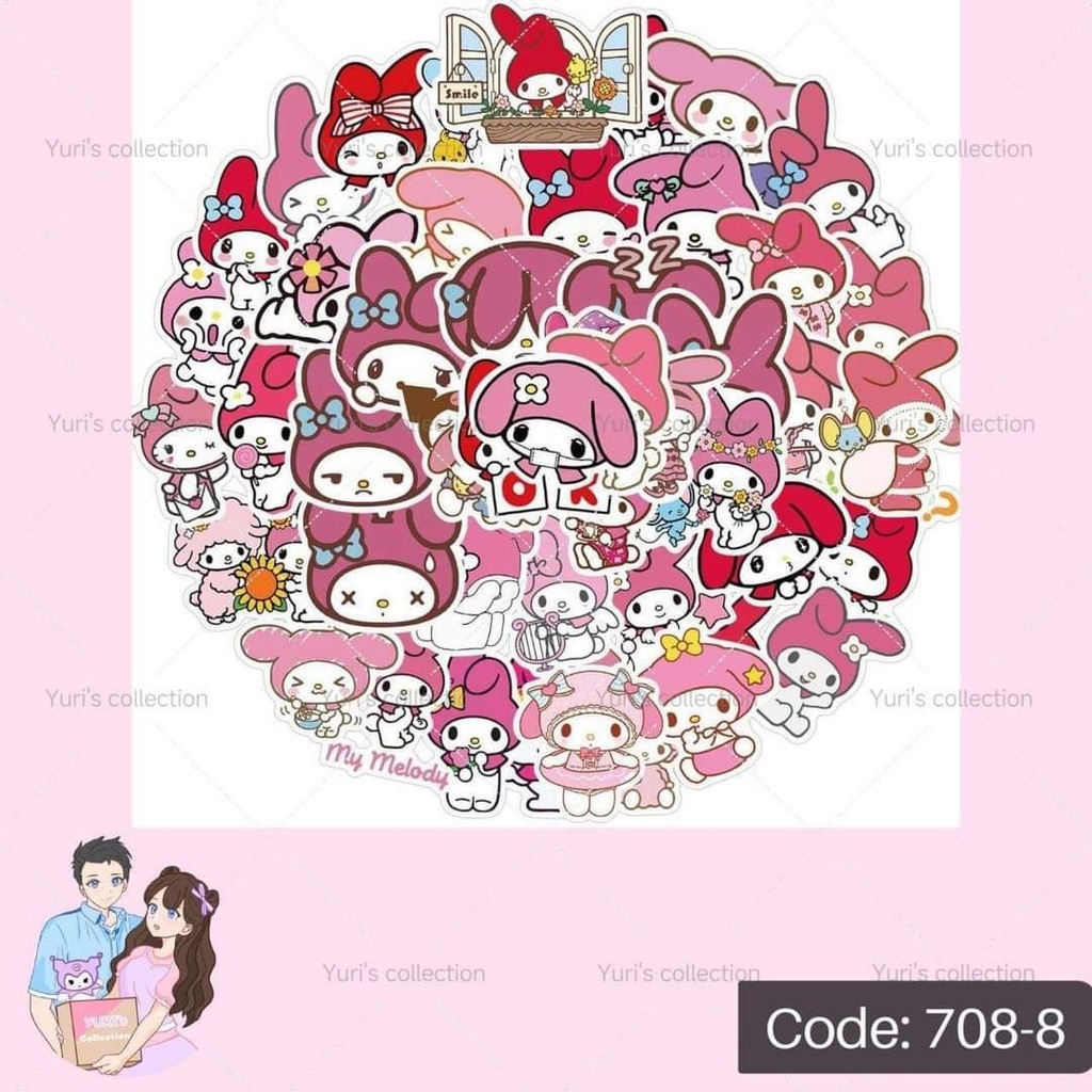 My melody Sticker Pack (45-50pcs)