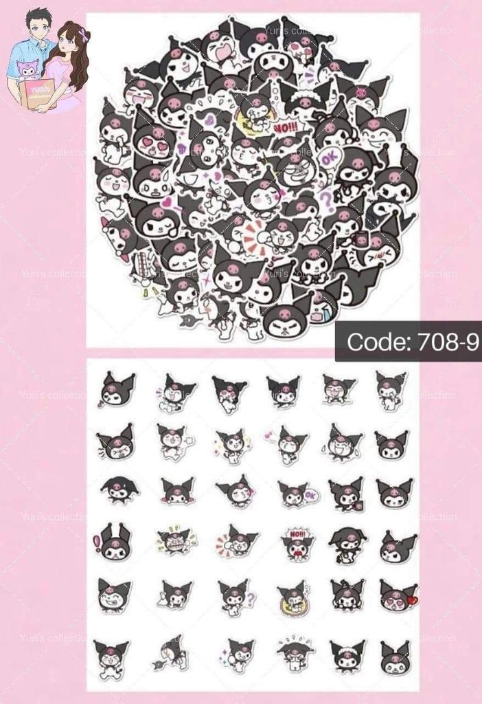 Sticker Pack \ Kuromi *45-50pcs*