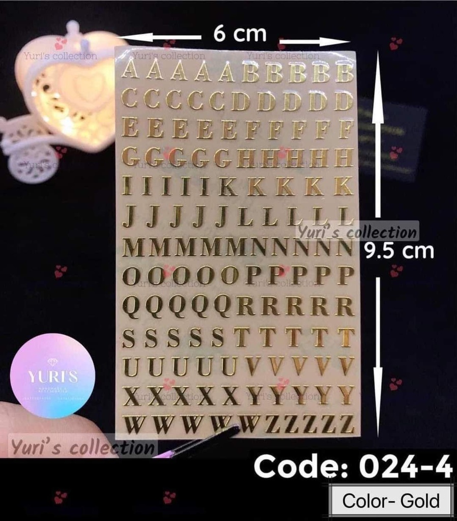 ACEG Sticker medim Size \ *Gold* 