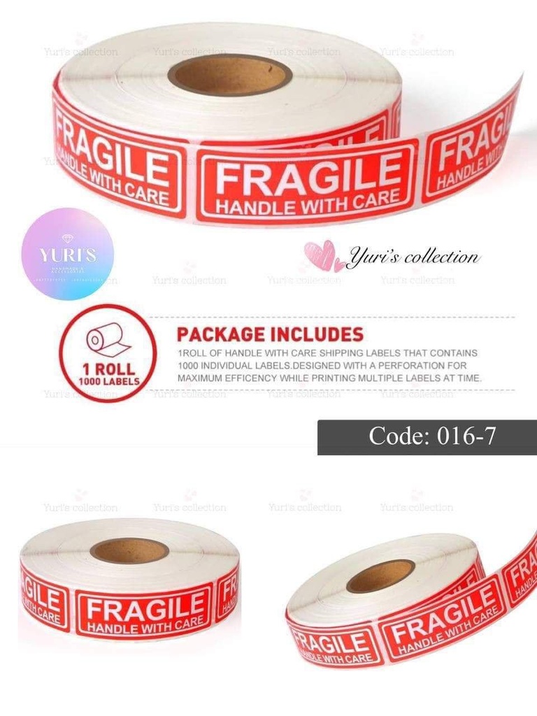 Fragile Roll \ 100 Labels