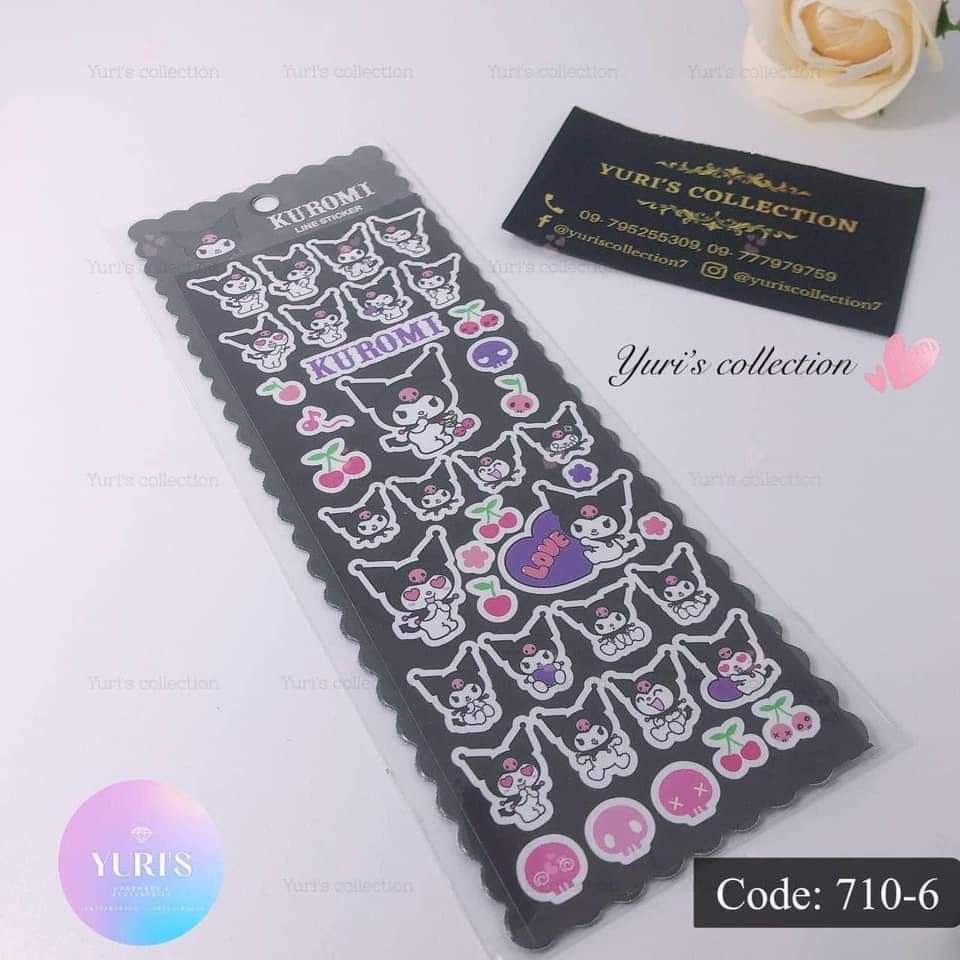 Line Sticker \ Kuromi 