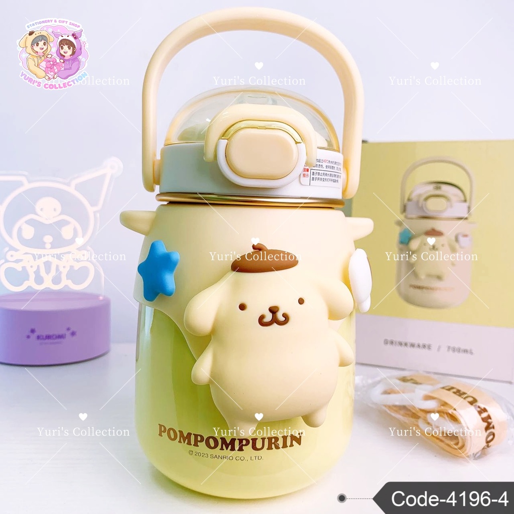 Insulated Water Bottle License 700 ML \ PomPom
