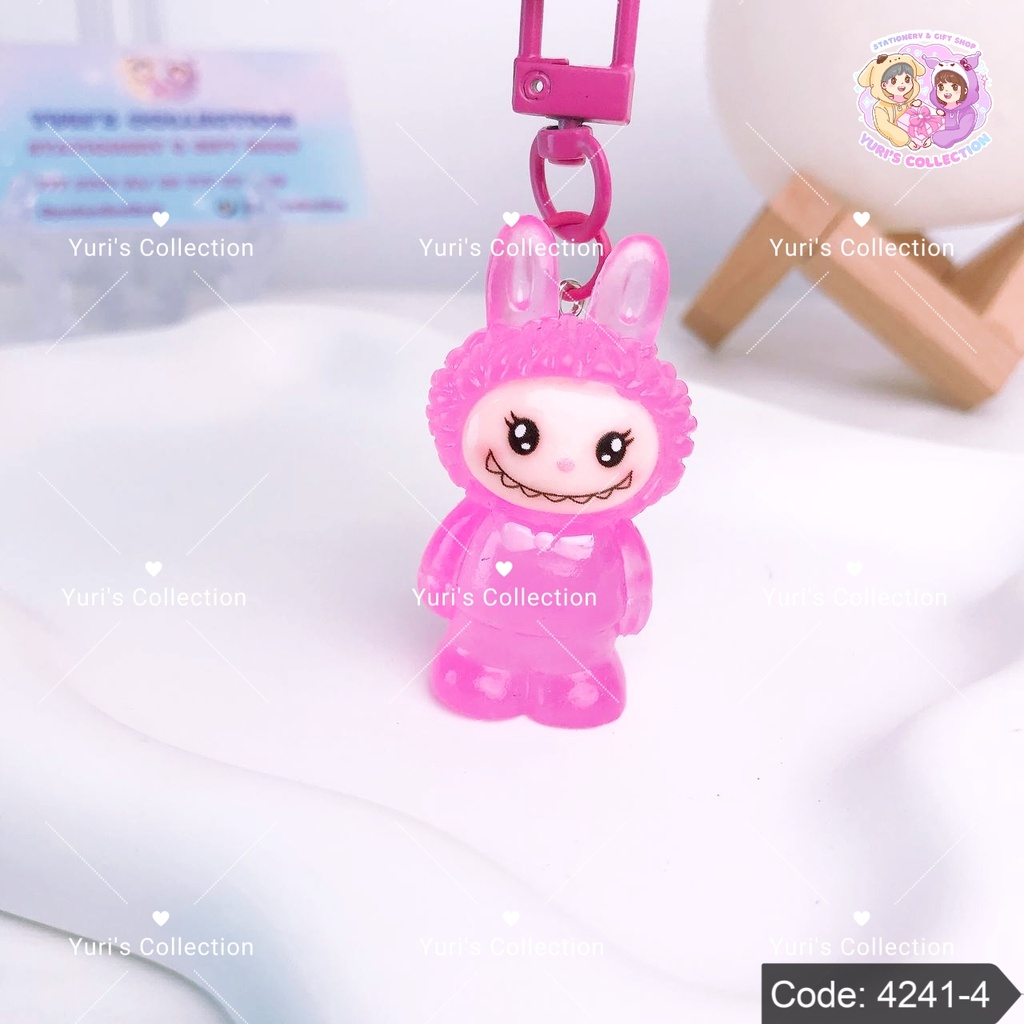 Labubu Luminous Keychain \ Pink 