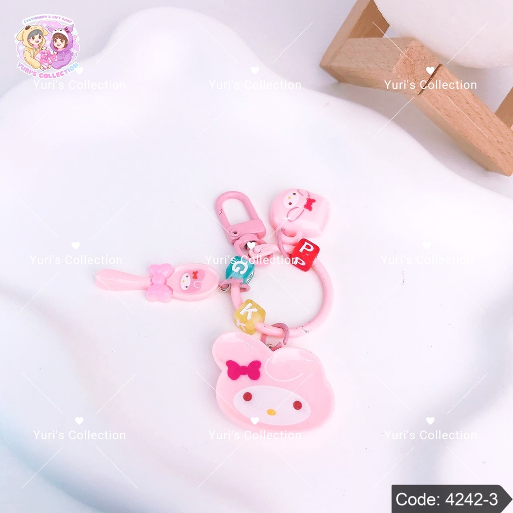 Sanrio Acrylic Spoon Abc Keychain \ MyMelody