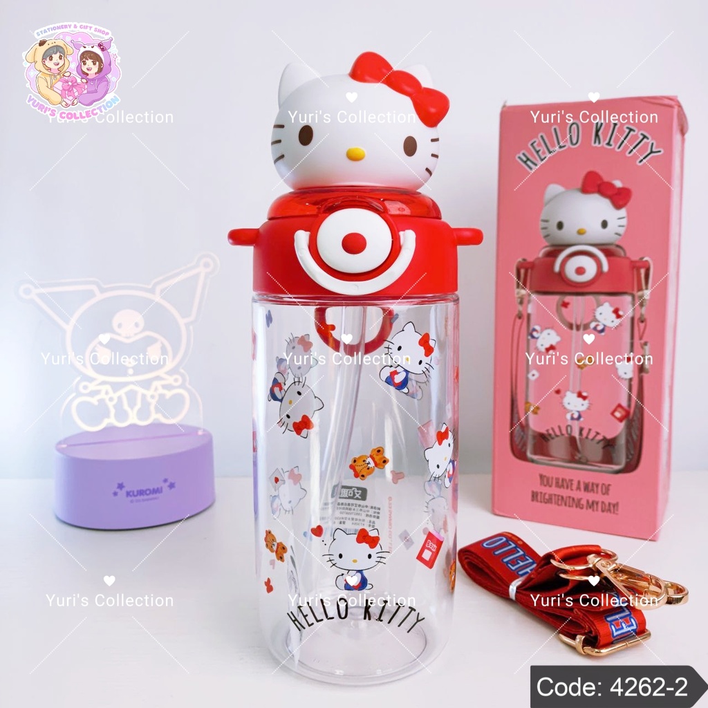 License Water Bottle 650 ML \ Hello Kitty 