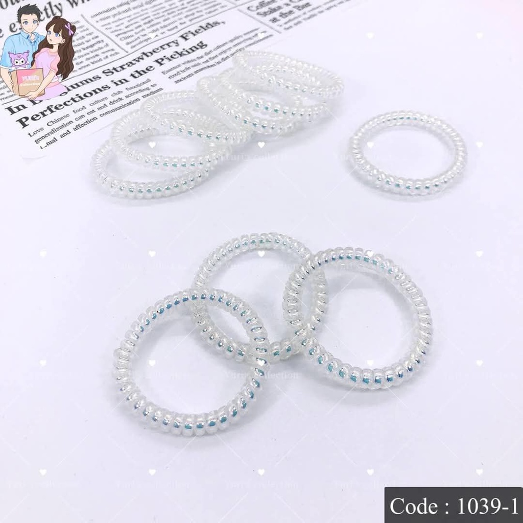 Hair Tie 3pcs "White"