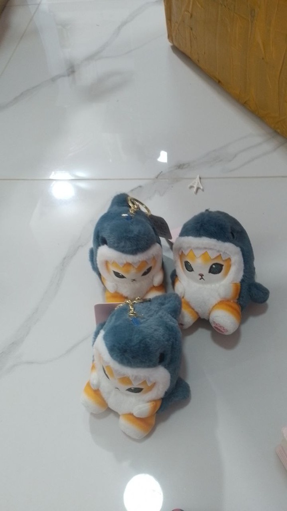 Keychain \ Mofusand Plush *Blue Grey* 