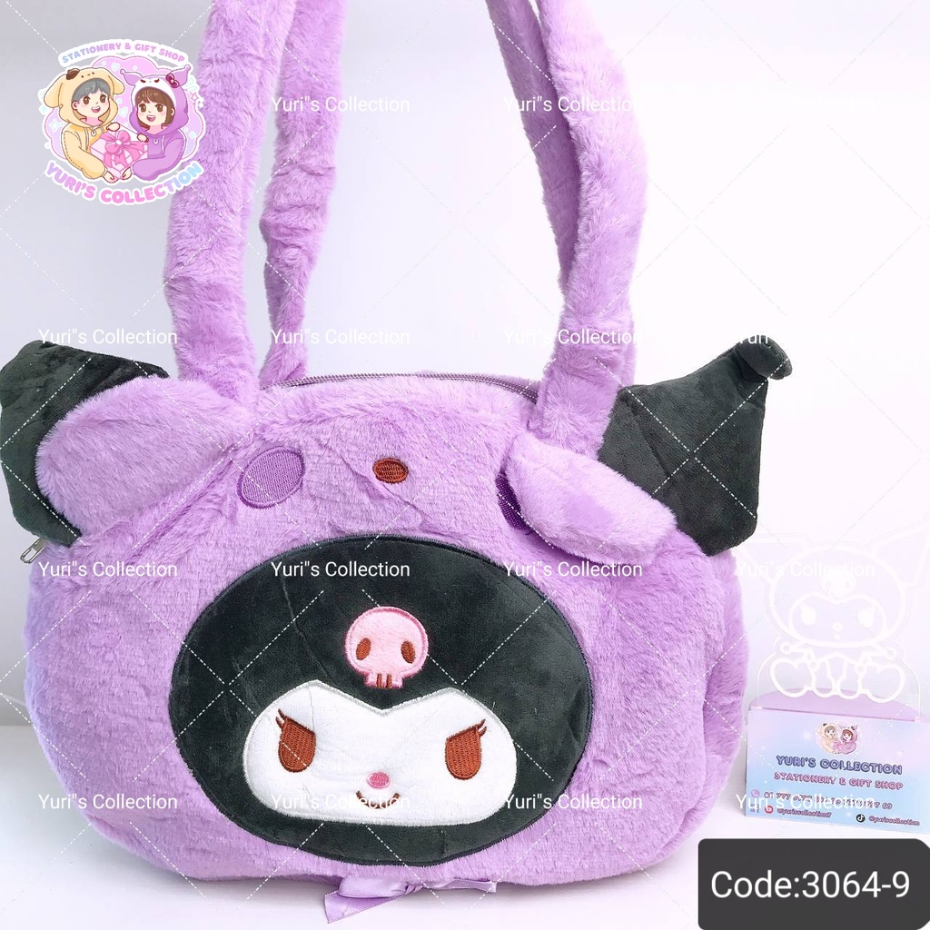 Plush Shoulder Bag/ Kuromi *Purple*