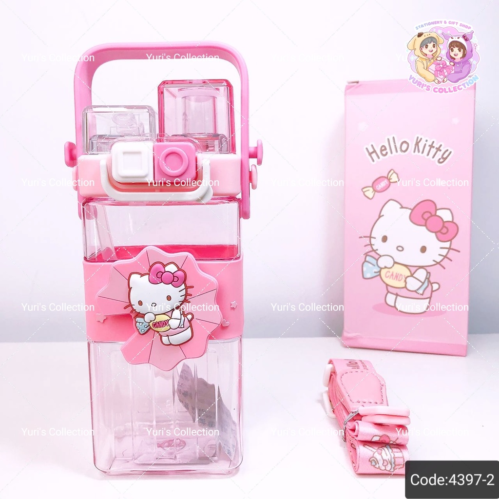 Sanrio 2 in 1 Water Bottle 570ML / Hello Kitty 
