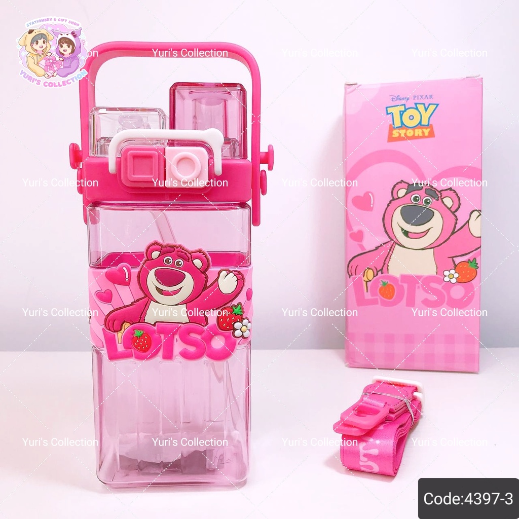 Sanrio 2 in 1 Water Bottle 570ML / Lotso 