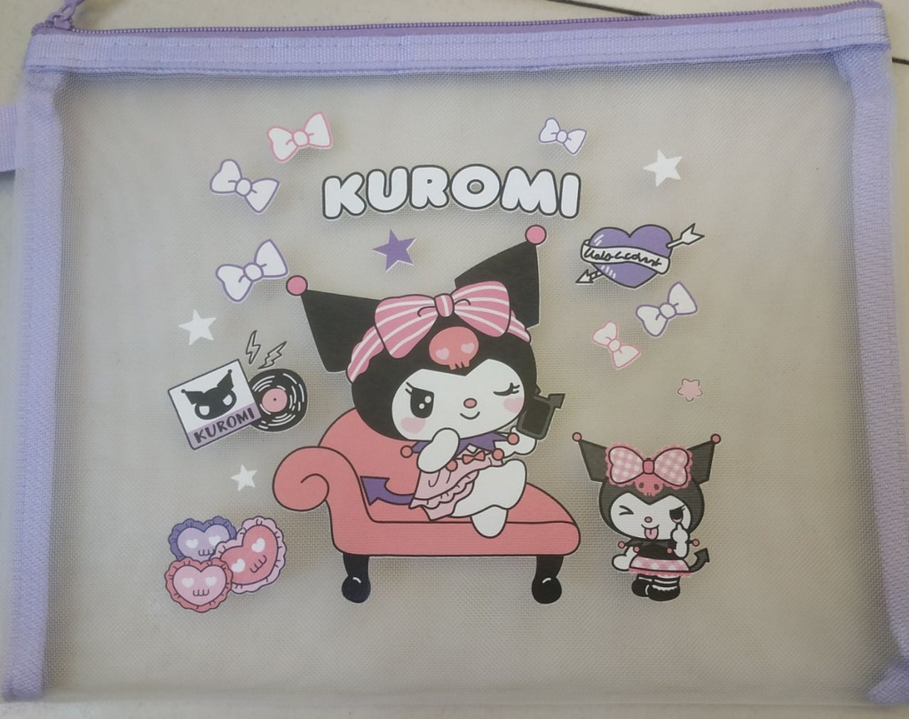 Stationary Zip Bag / Kuromi 