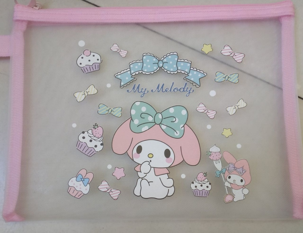 Stationary Zip Bag / MyMelody 