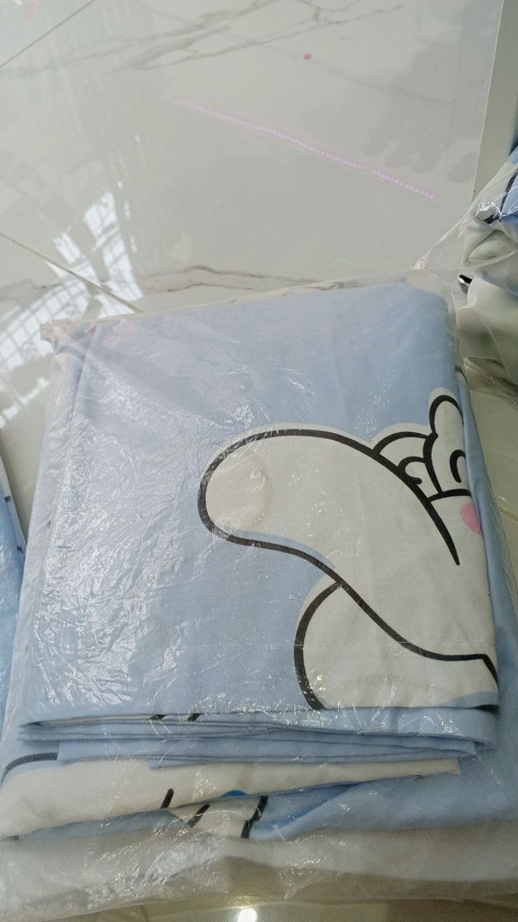 Cotton Bed Sheets & Pillow Case \ CM (120*200cm) 