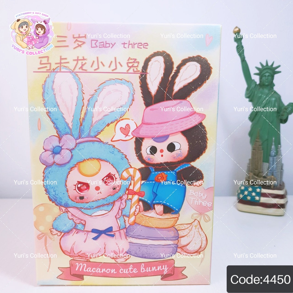 Baby Three Blind Box / Macaron Rabbit Stuffed 