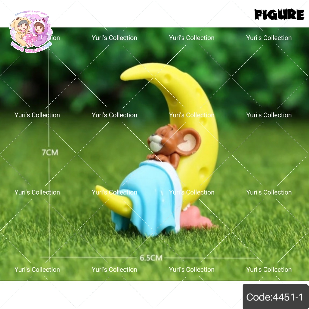 Tom and Jerry Figure / Sleeping Jerry Mouse 