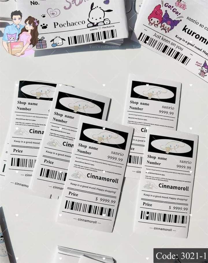 Sanrio Packaging Sealing Sticker / Cinnamon