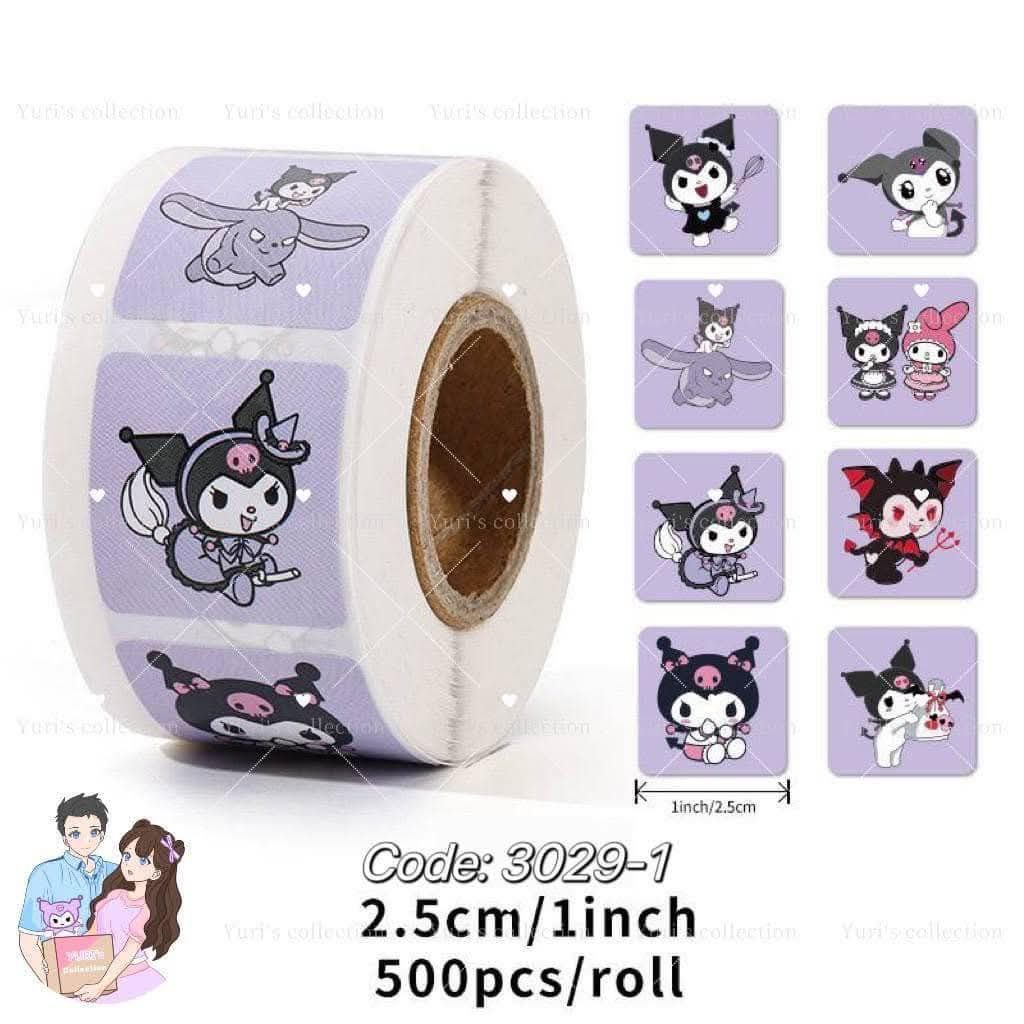Sticker Roll \ Kuromi (500pcs)