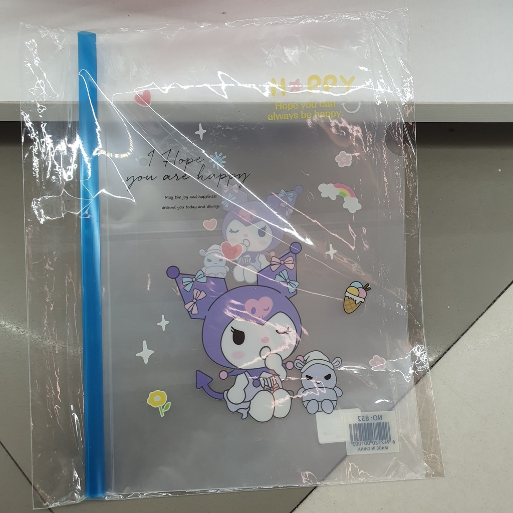 Lovely A4 Paper File (Kuromi)