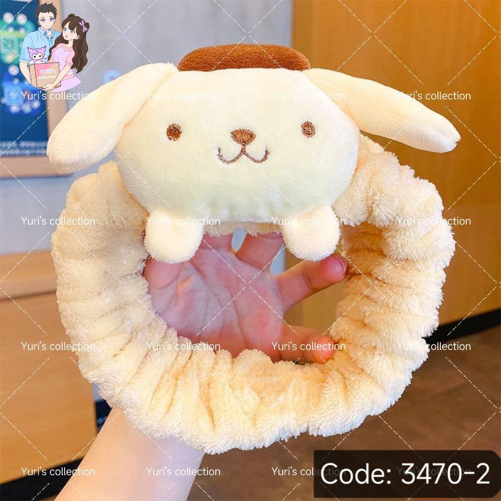 Pom pom purin Plush Headband 