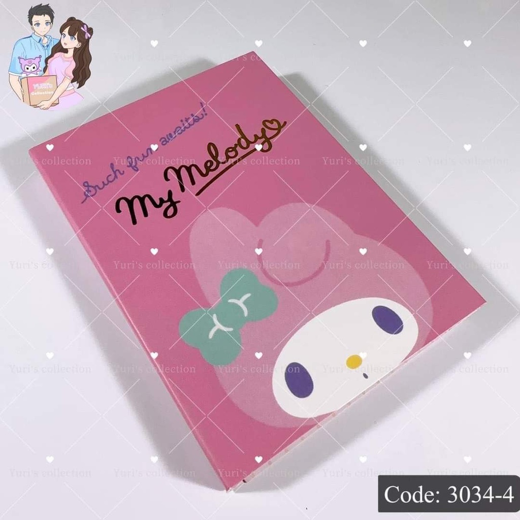 Mymelody multi fold notebook