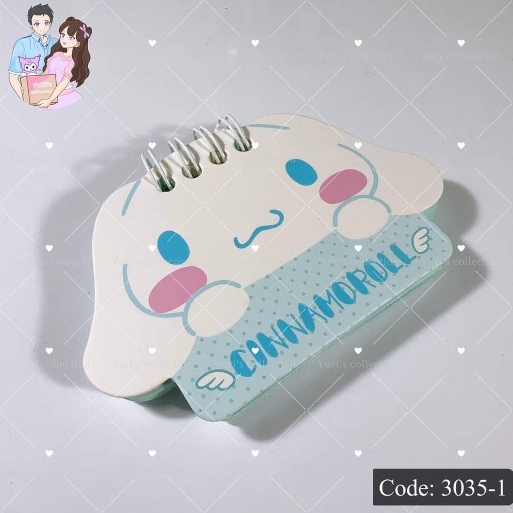 Cinnamon Shape Mini Coil Notebook