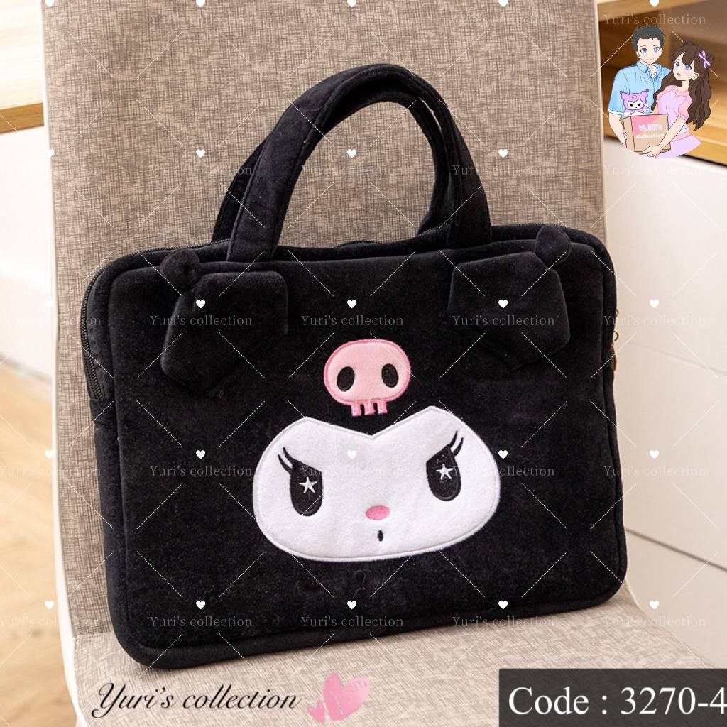 Authentic Laptop Bag Kuromi (Black)