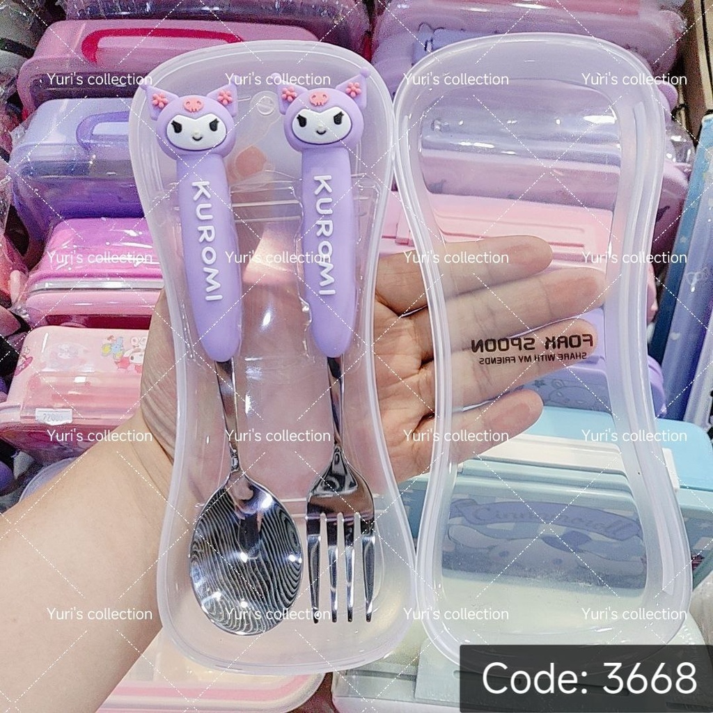 Kuromi Spoon Set