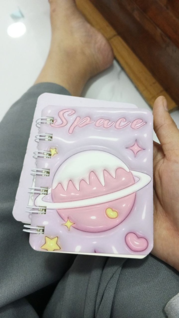 3D Space Mini Notebook