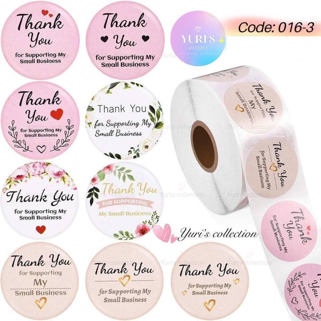 Thank You Sticker \ *Pink*
