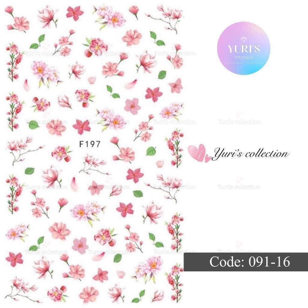 Bling Sticker \ Flower *Pink*