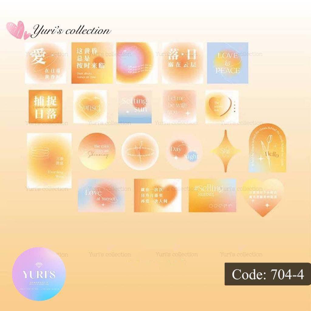 Star River Of Heart Sticker Pack \ *Orange*