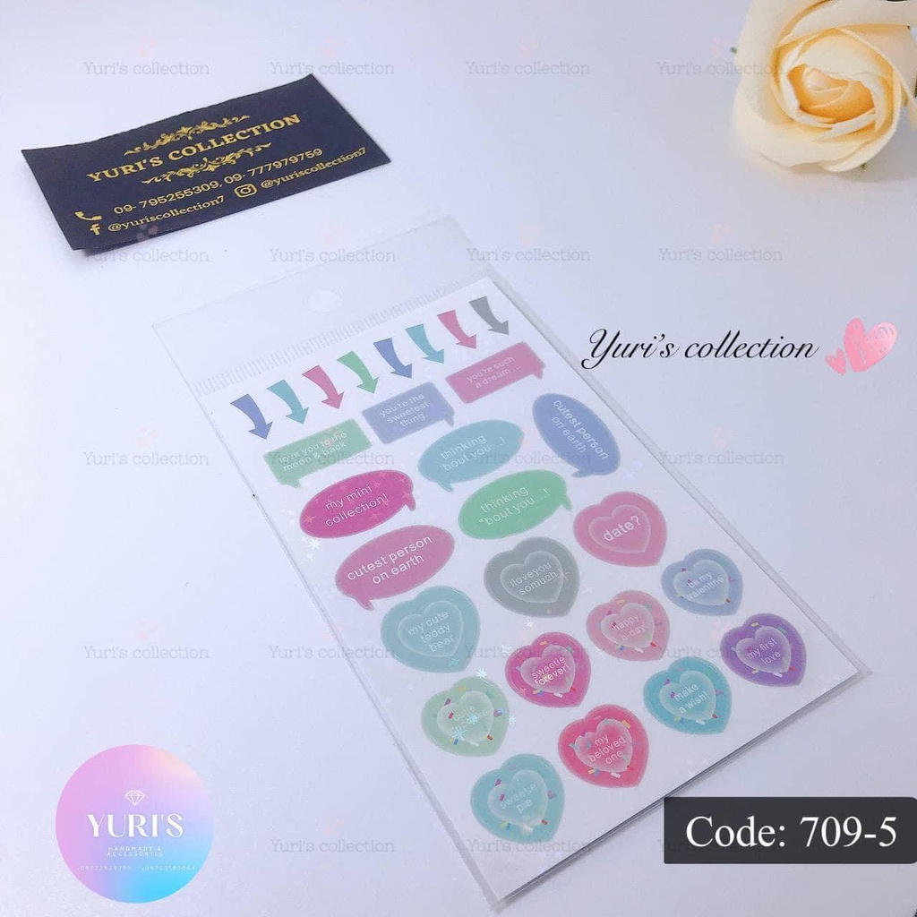 Love Sticker \ *Colorful*