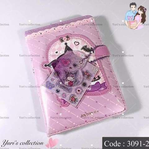 License A6 Notebook Keychain \ KM