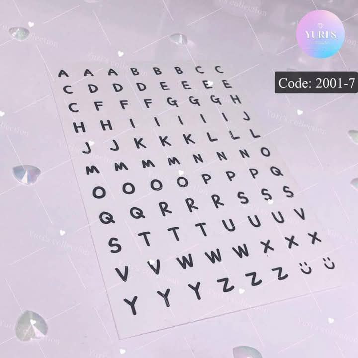 A to Z Sticker