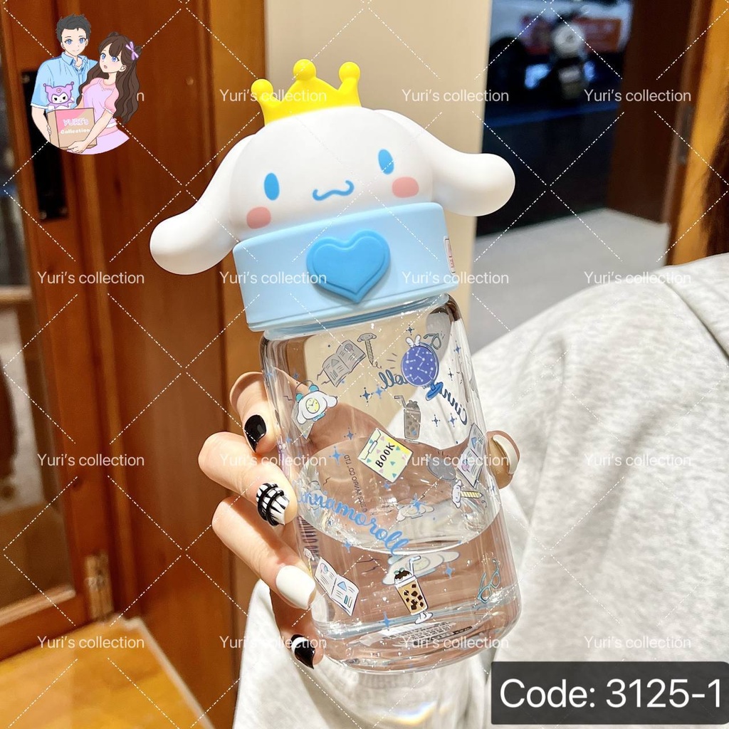 Glass Water Bottle 360mL \ CM