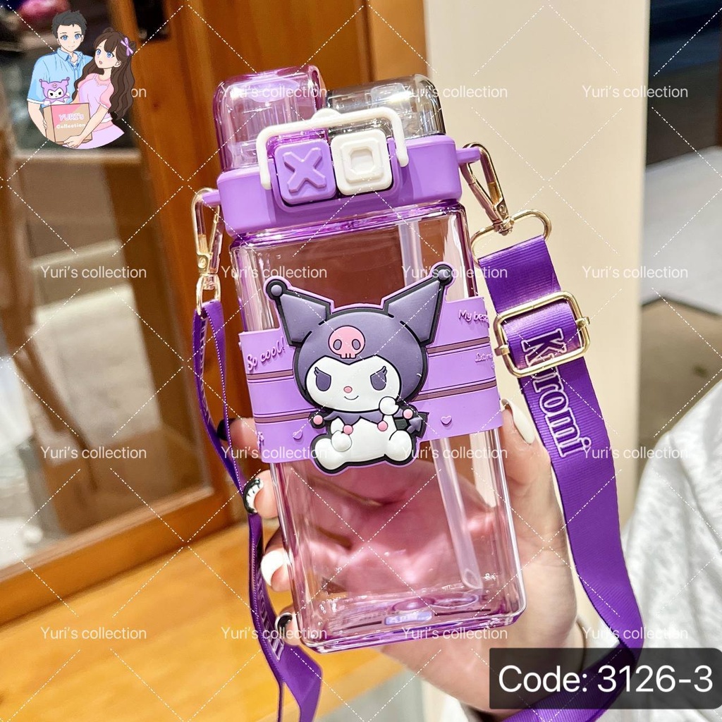 License Water Bottle 520mL \ Kuromi 