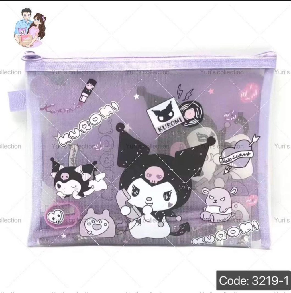 Stationary Zip Bag Set \ Kuromi 