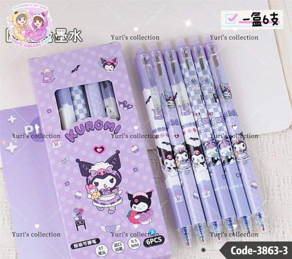 Kuromi Pen (6pcs)