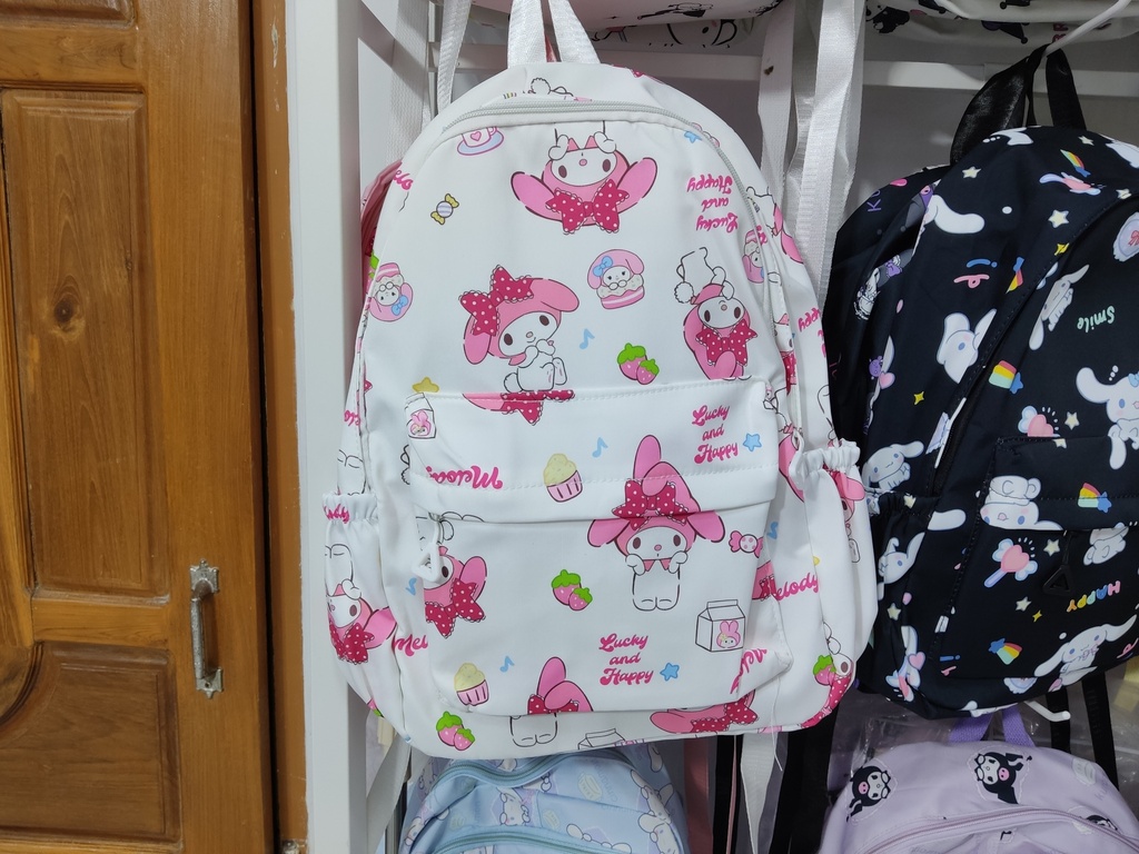 Waterproof Casual Backpack \ MyMelody *White*