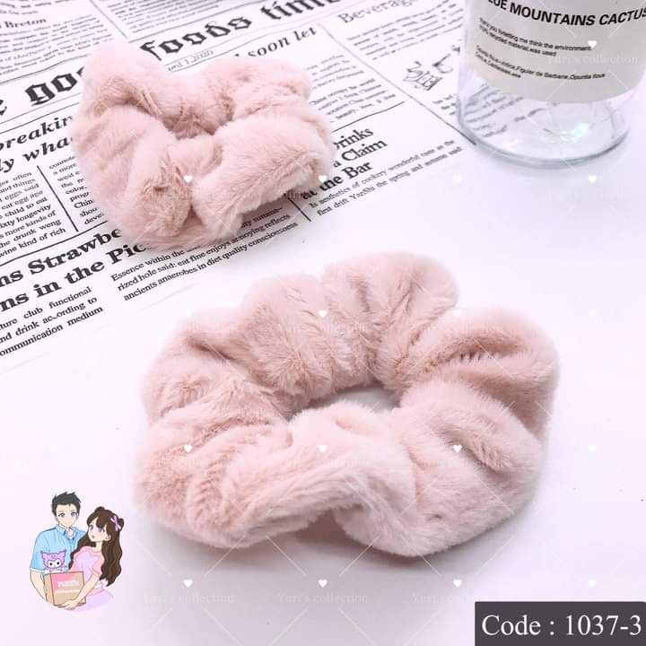 Fluffy Hair Band (Brown)