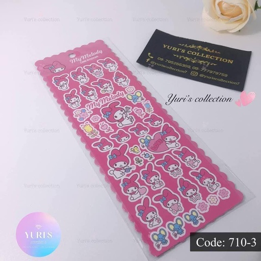 [710-3] Line Sticker \ MyMelody 
