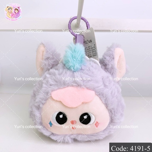 [4191-5] Baby Three Bag Keychain/ Purple