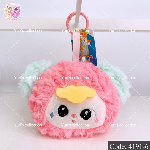 [4191-6] Baby Three Bag Keychain/ Pink