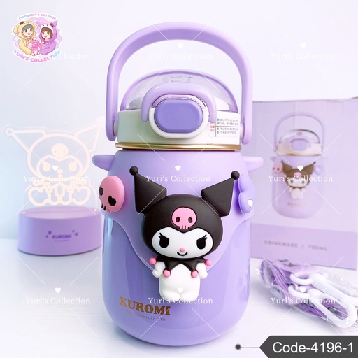 [4196-1] Insulated Water Bottle License 700 ML \ Kuromi