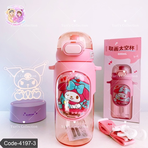[4197-3] Water Bottle License 600 ML \ MyMelody 