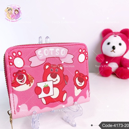 [4173-20] Sanrio Zip Wallet \ Lotso 