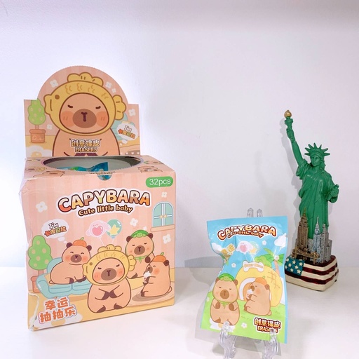 [4020-2] Blind Box Eraser \ Capybara Cute Little Baby