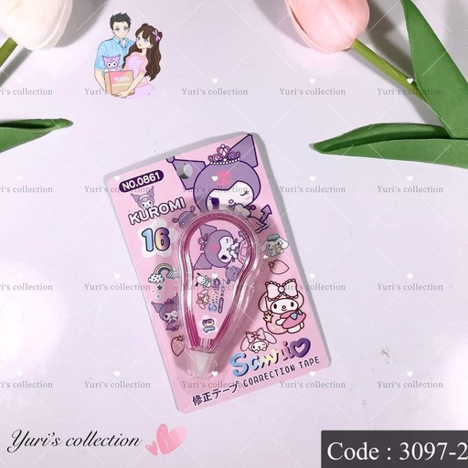 [3097-2] Kuromi Correction Tape