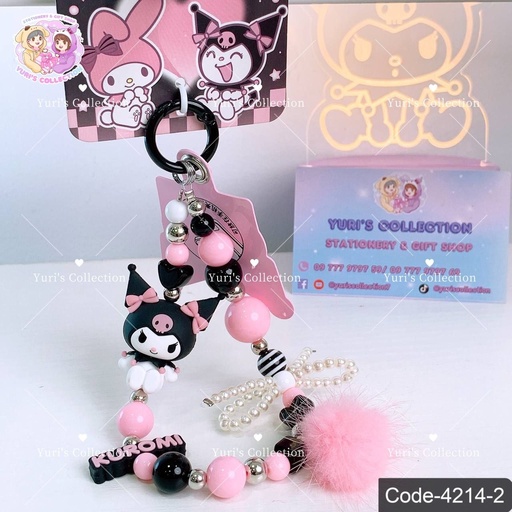 [4214-2] Phone License Keychain/ Kuromi